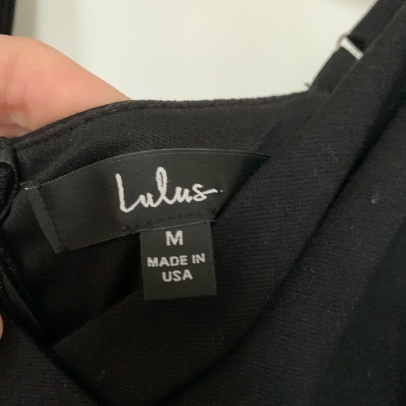 All This Appeal Black Bodycon Midi Dress LuLu’s - Picture 5 of 7